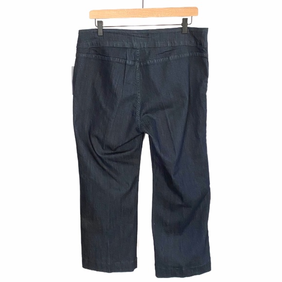 NYDJ Wide Leg Crop Trouser Jean SZ 14 NWT - Picture 2 of 9